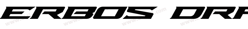 erbos draco nova ope字体转换